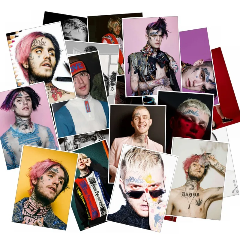 25 смешанных/много Американский известный рок певец Lil Peep граффити наклейка s diy
