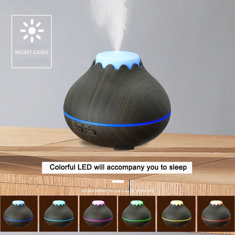 Air Humidifier Essential Oil Diffuser Aroma Lamp Aromatherapy Electri Electric Home Mist Maker | Бытовая техника