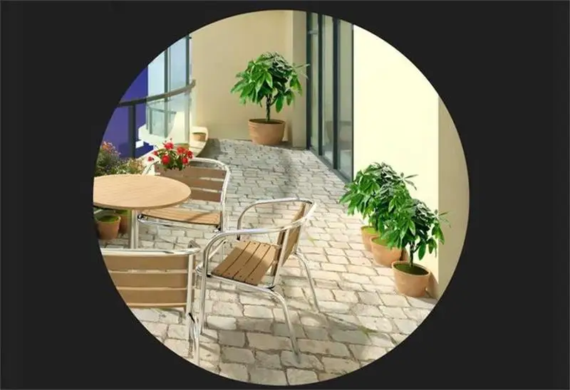 

3d wallpaper photo wallpaper custom living room mural night Shanghai 3d balcony painting TV sofa background mural wall sticker