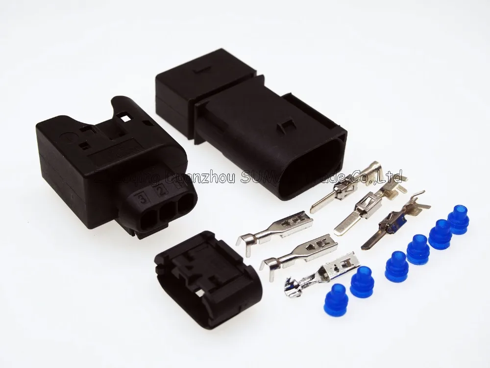 Мужской и Женский фоторазъем 3 контакта 5 мм для автомобилей BMW т. д.|connector