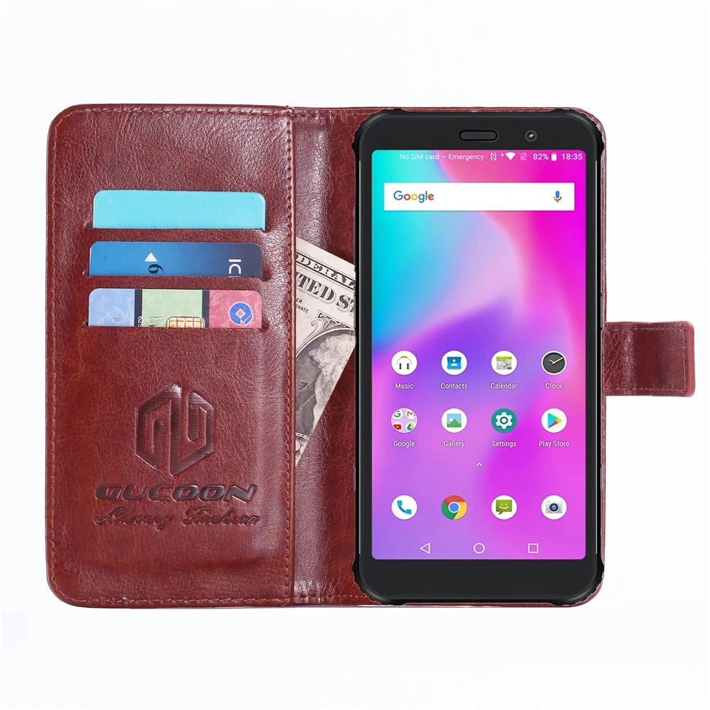 GUCOON чехол с волком для AGM A9 Чехол-кошелек чехол для телефона для AGM X2 SE X3 Чехол-держатель