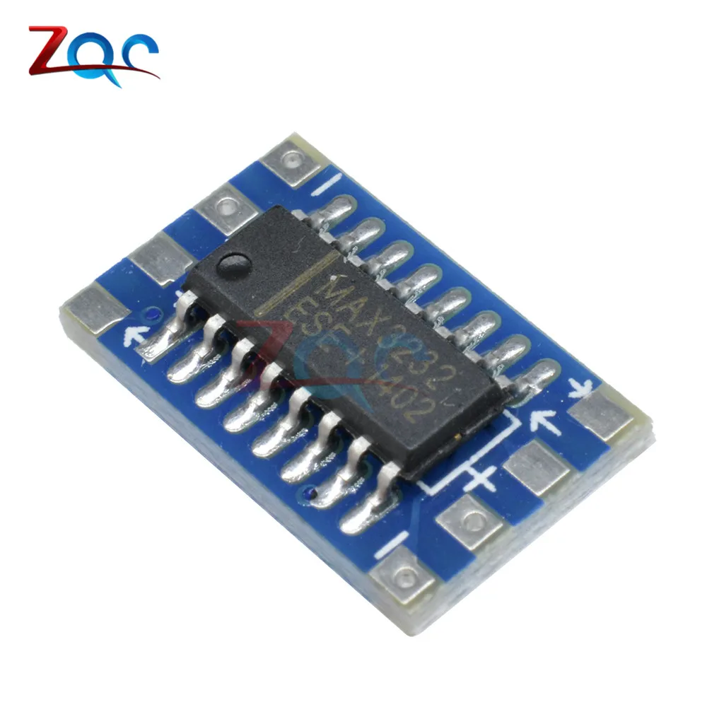 10 шт. MAX3232 Серийный порт мини RS232 к TTL конвертер Модуль платы 115200bps 3В 5В MAX3232CSE Elcetrical