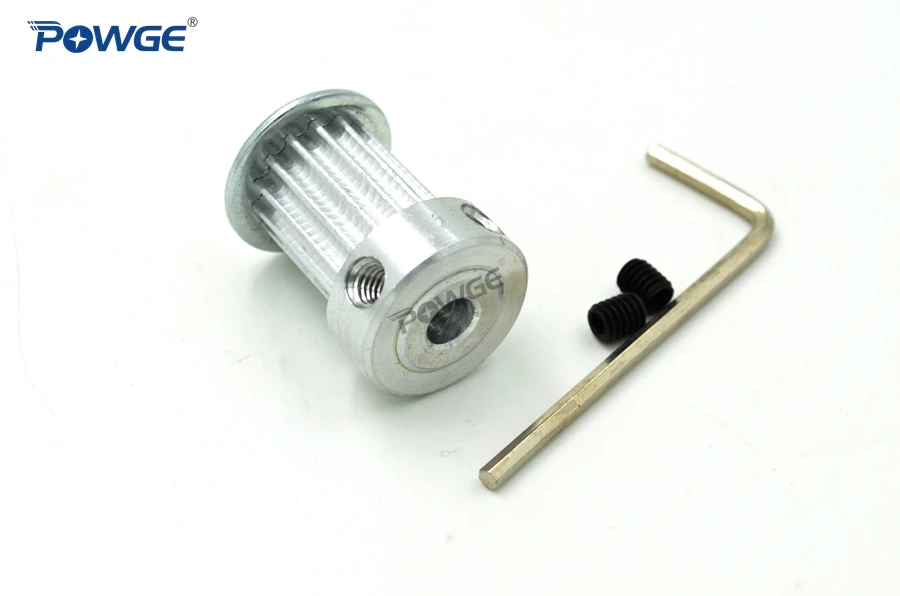 Зубчатый шкив 3GT POWGE 1 шт. 16 зубьев отверстие 5/6 35/8 мм для ширины 15 GT3 3MGT синхронный