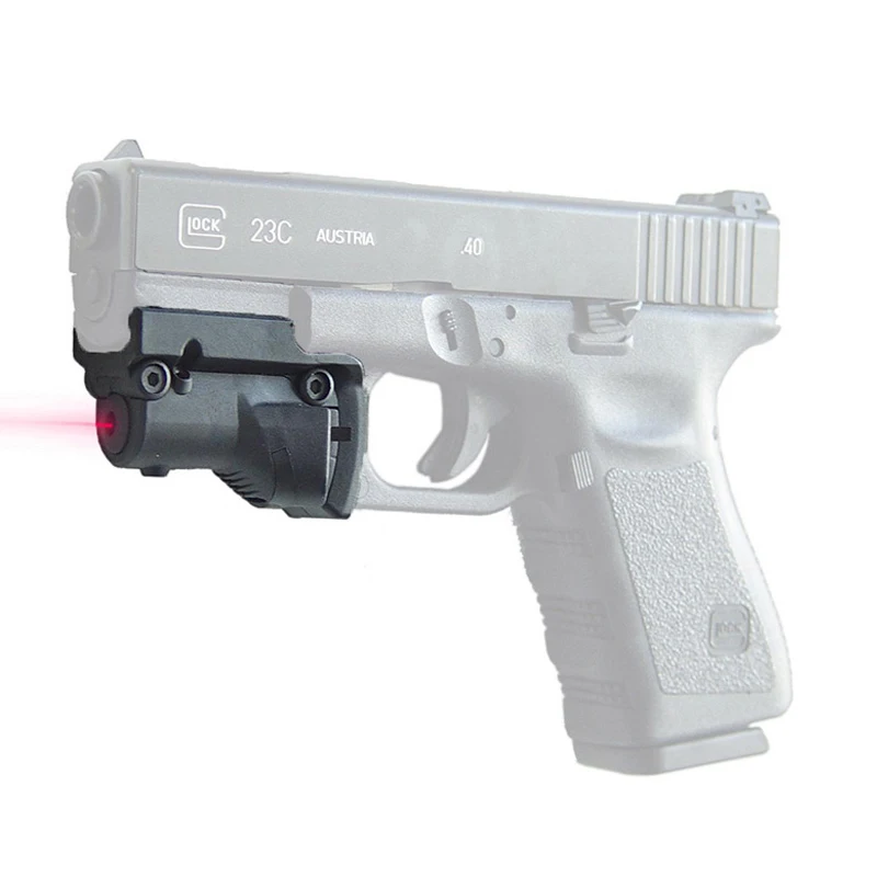 Военный Красный лазерный прицел для Glock Guns тактический мини с красной точкой 20 мм