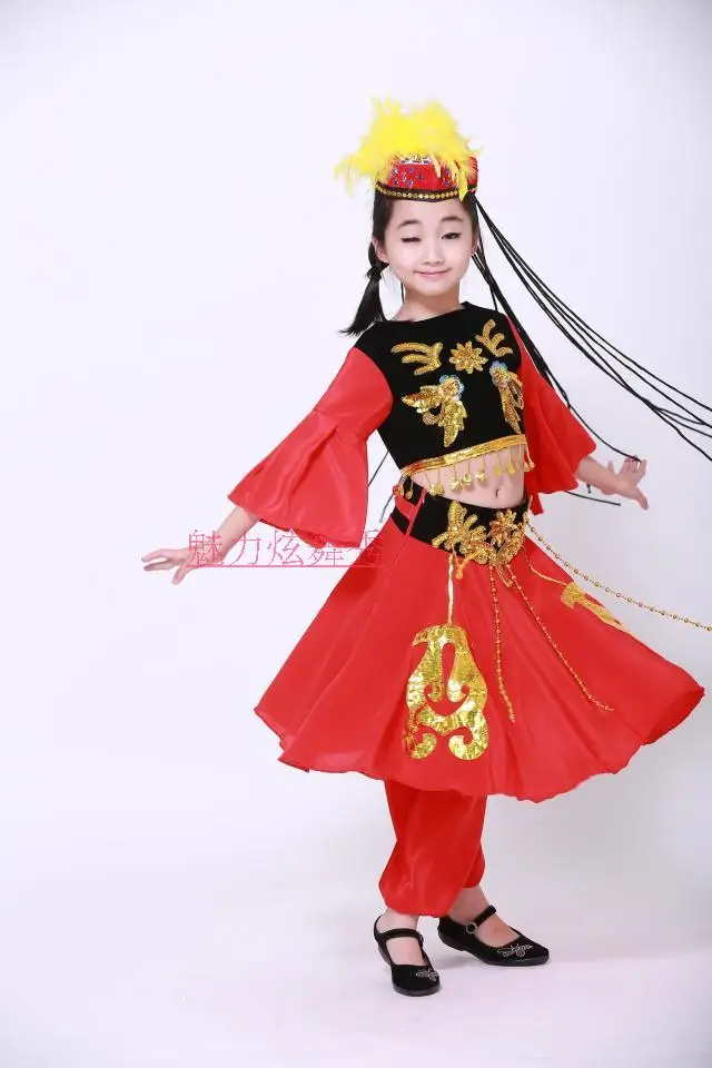 Новый детский танцевальный костюм для девочек детские костюмы выступлений в