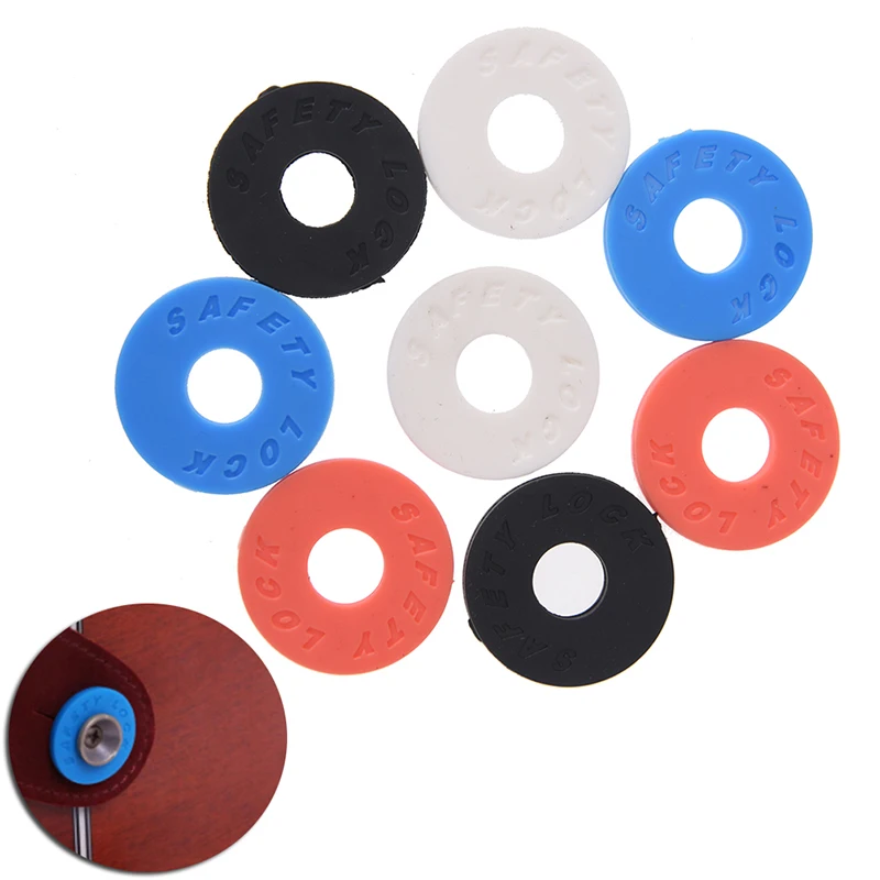 Новый 2 шт. блок ремней для гитары резиновый защитный замок мойка акустическая