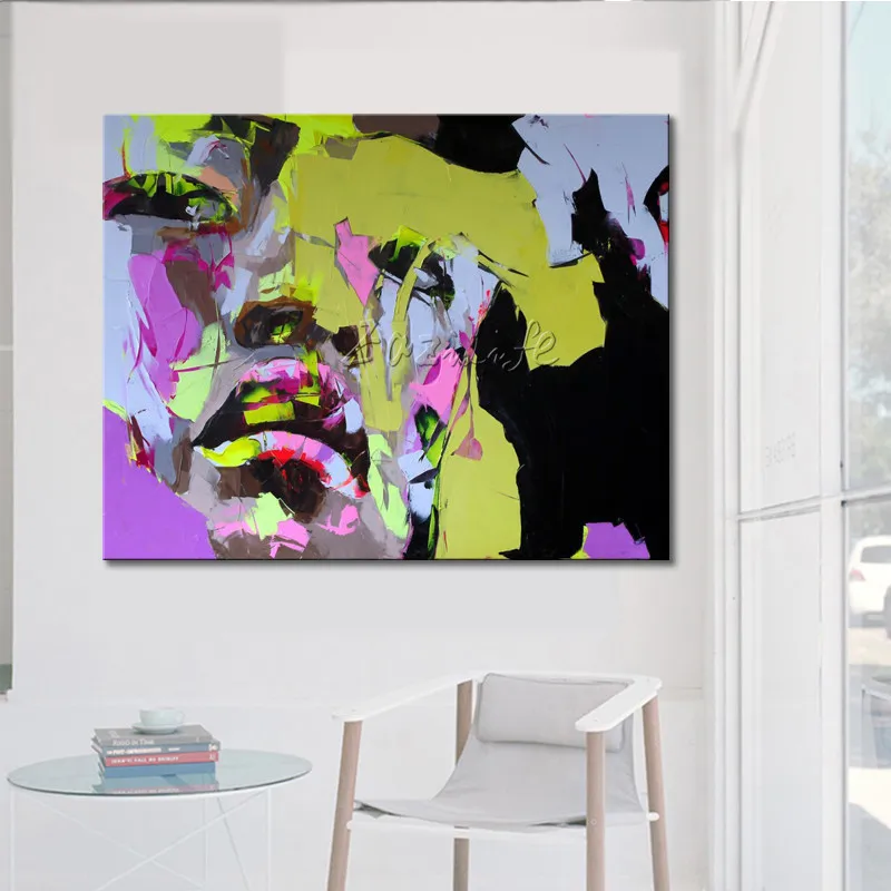 Francoise Nielly на холсте палитра нож для лица картина маслом настенные художественные