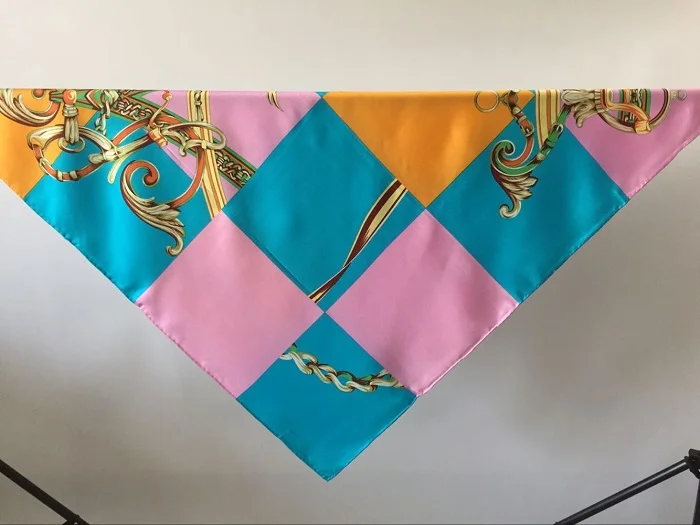 Продвижение женщин способа 100% шелка саржевого шарф большой площади 14 момме