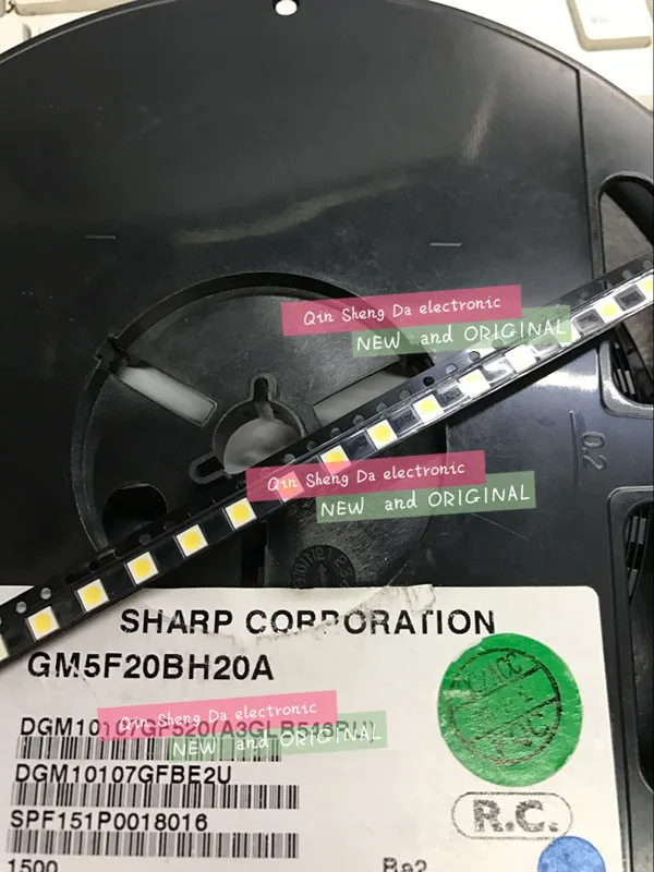 Для SHARP LED LCD подсветка ТВ применение светодиодная 1-2 Вт 6 в 3535 3537 холодный белый