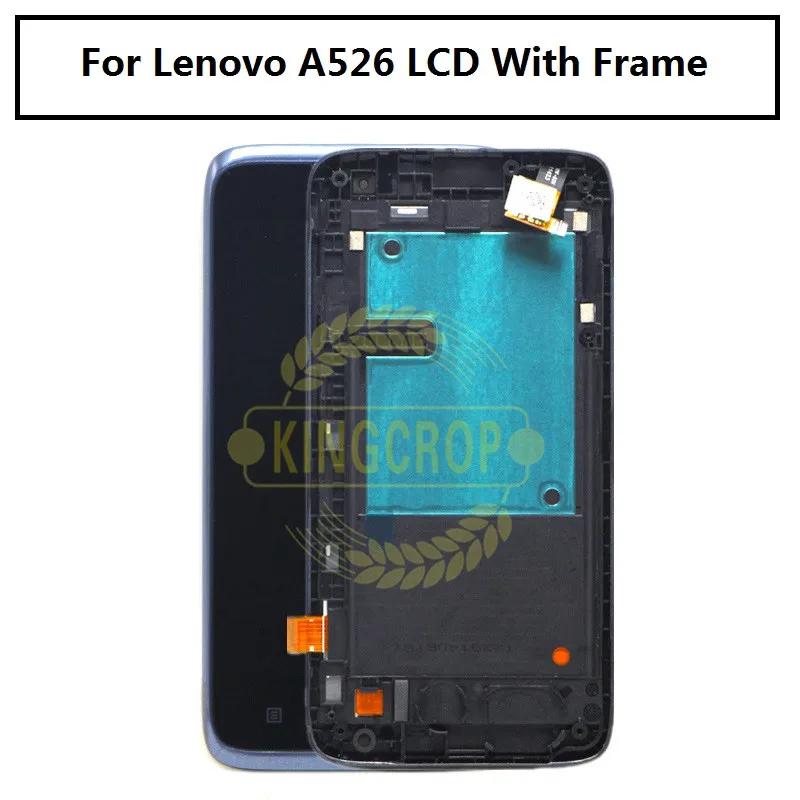 ЖК-дисплей для Lenovo A526 с сенсорным экраном и дигитайзером в сборе рамкой 4 5 &quotLenovo