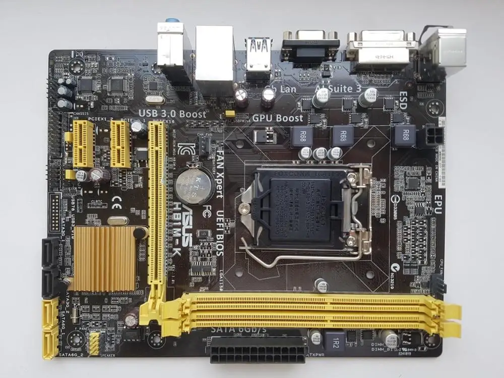 Материнская плата Asus для настольного ПК H81 разъем LGA 1150 i3 i5 i7 DDR3 16 ГБ BIOS UEFI оригинал