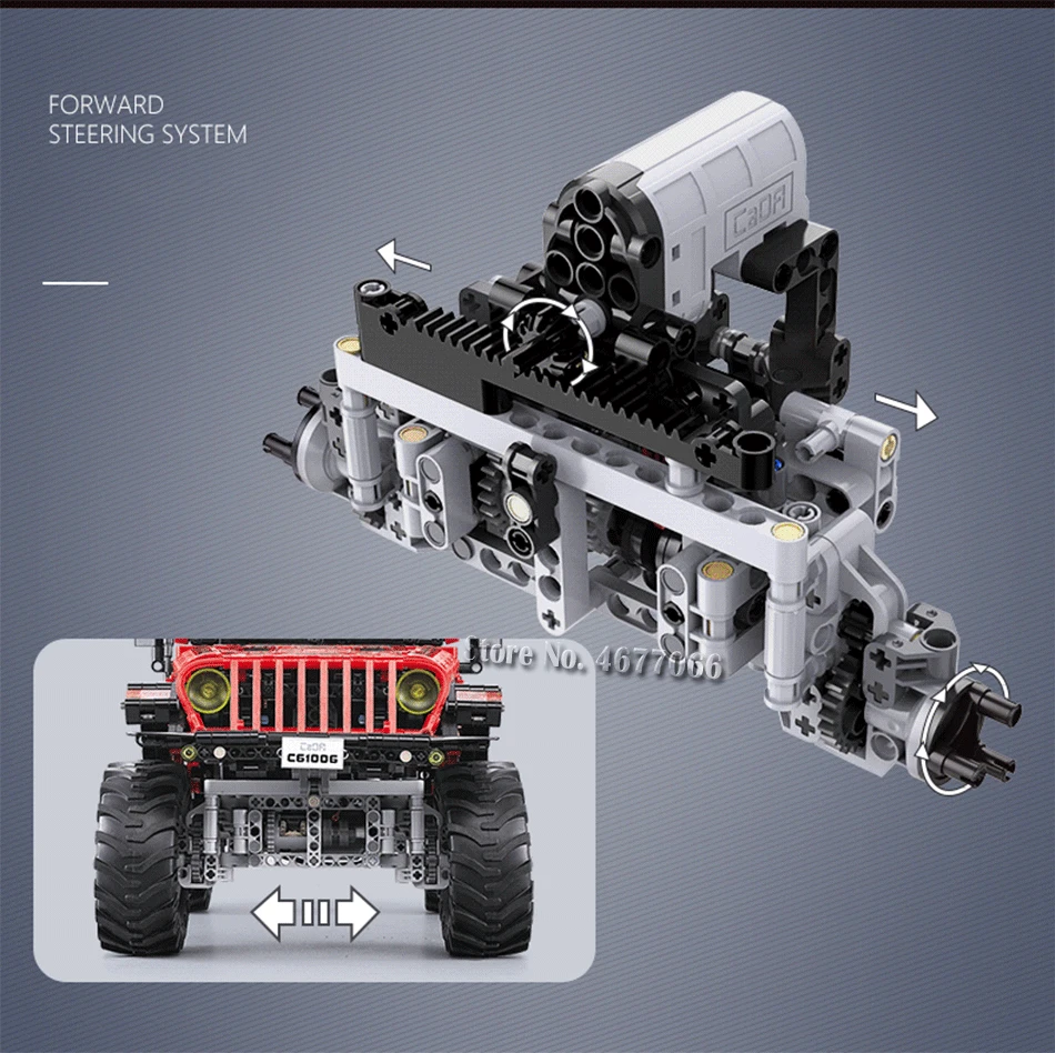 Cada RC внедорожный автомобиль Adventurer Technic строительные блоки пульт дистанционного управления автомобиля кирпичи blocktoy детские игрушки для детей мальчиков
