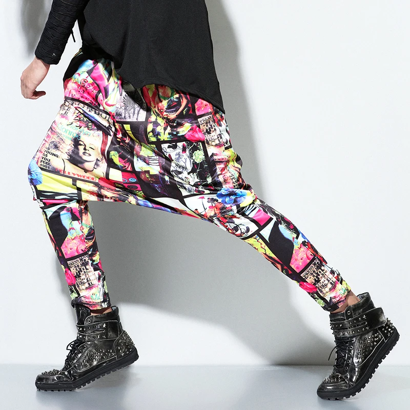 2017 Мужская одежда мужские свободные штаны в стиле хип-хоп для скейтборда