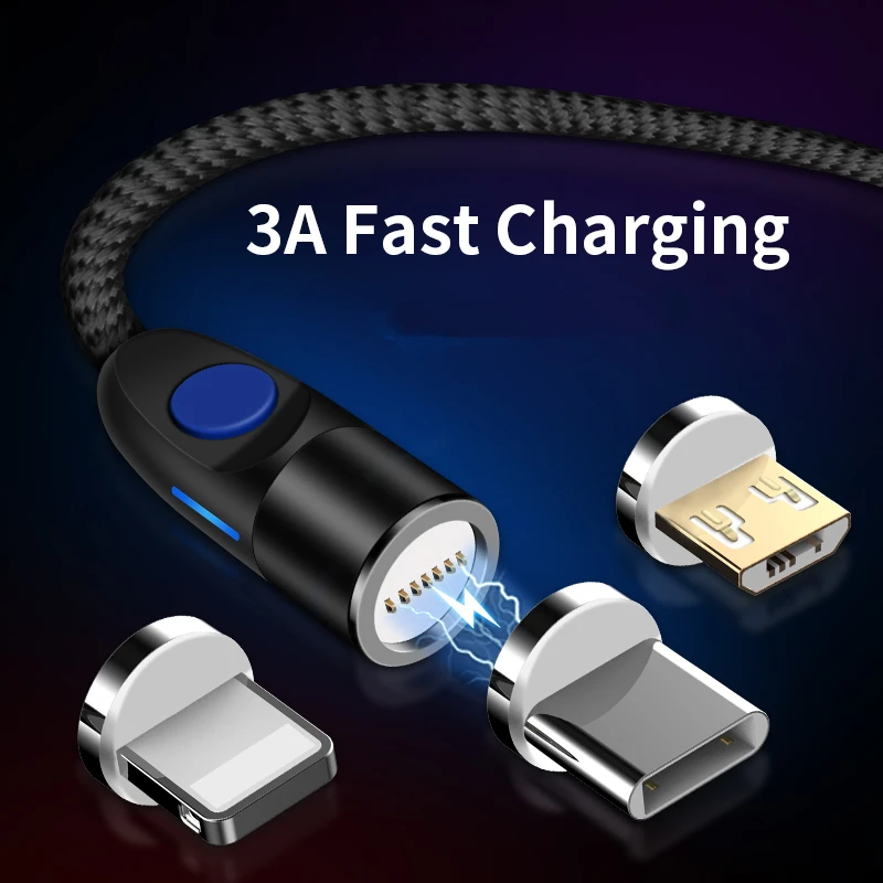 KingFriend Магнитный Кабель Micro-Usb для быстрой зарядки Тип usb C кабель магнит Зарядное устройство для передачи данных кабель для зарядки Usb шнур для samsung Xiaomi