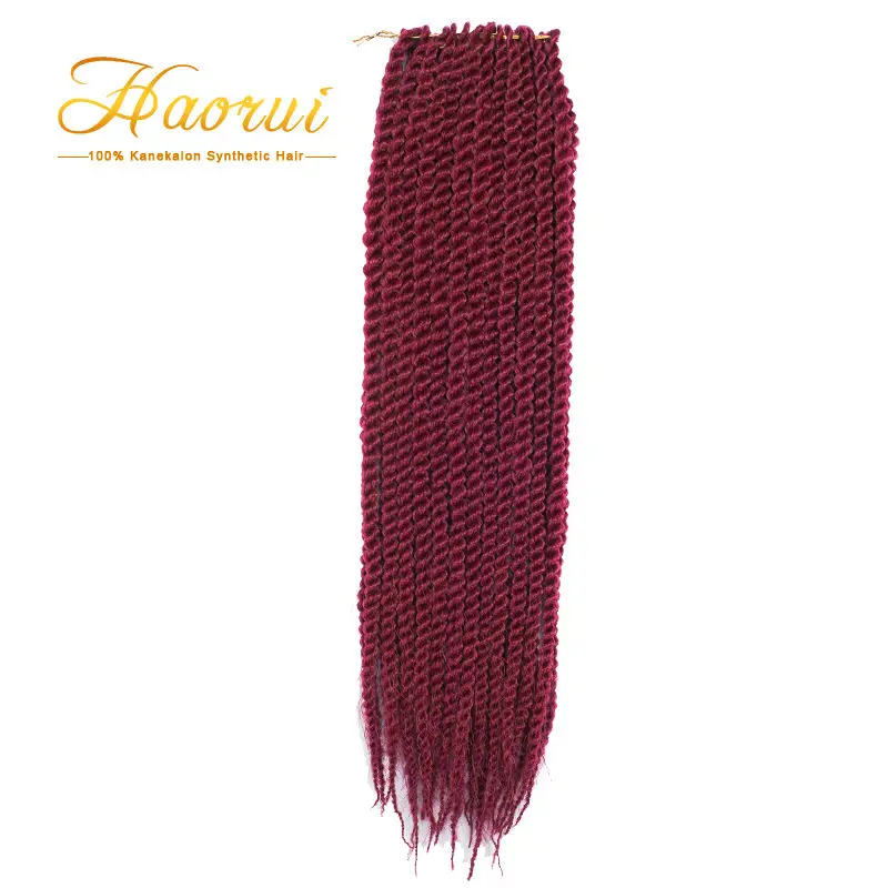 14&quot 18&quot 24roots/pc Havana Mambo Twist Crochet Hair Extensions Senegalese Braiding hair Kanekalon Braids |
