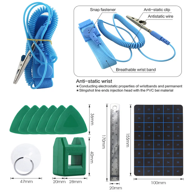 

BST-118 67 in 1 Universal Multi-function Phone LCD Screen Opening Repair Tools Kit Screwdrivers Pry Disassemble Tool For Phone