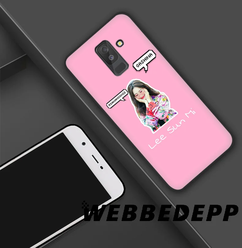 WEBBEDEPP Sunmi LEE Kpop Girl Мягкий силиконовый чехол для Samsung Galaxy A9 A8 A7 A6 Plus 2018 A5 A3 2017 2016 Note 9 8 |