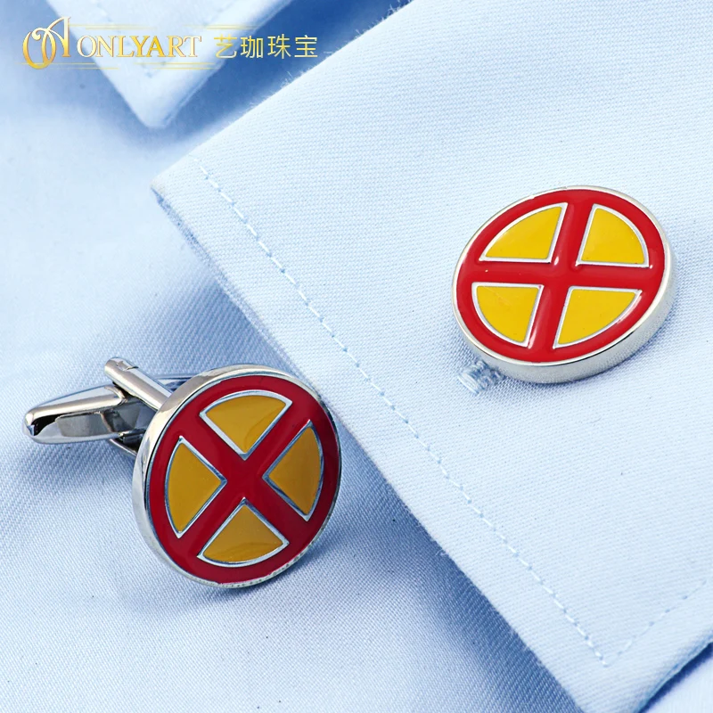 Модная эмалированная запонка с крестом латунный флаг Испании Круглый мужской