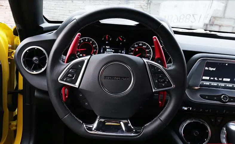 1 пара Рычажные переключатели рулевого колеса из чистого алюминиевого сплава и