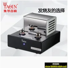 YAQIN MS-23B усилитель клапанной трубки фонокорректор мм RIAA проигрыватель HiFi стерео вакуумная трубка Предварительный усилитель 110-240 В MS23B