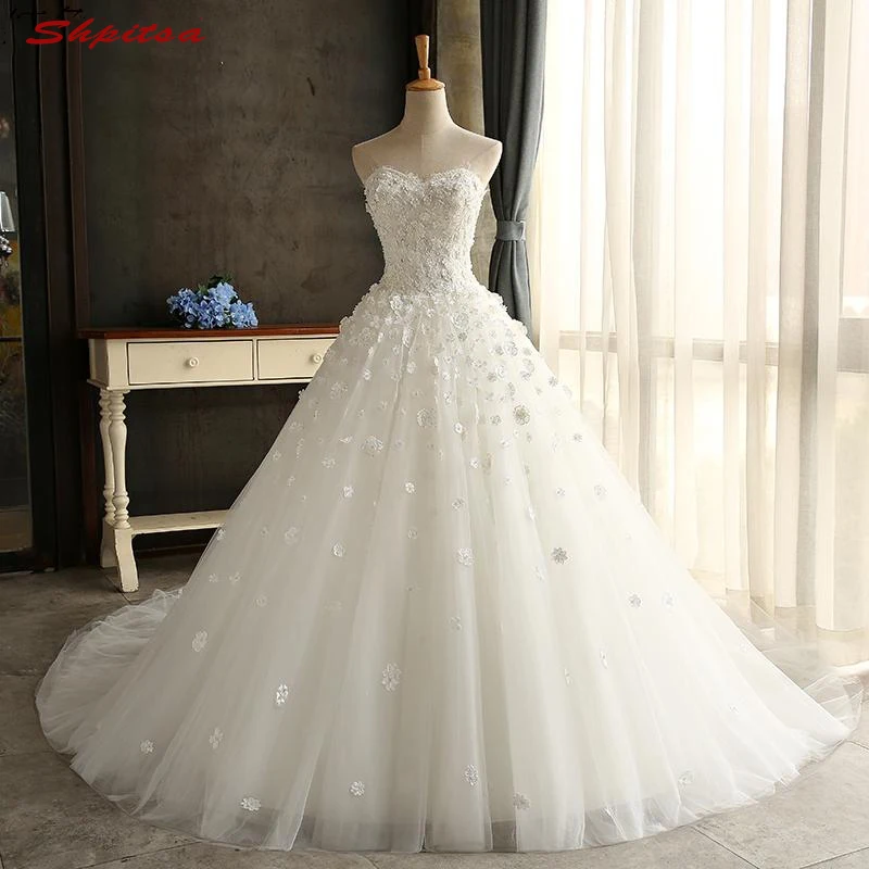Lace Wedding Dress Ball Gown Sweetheart Tulle Gowns Weeding Weding Bridal Bride Dresses Weddingdress vestido de noiva | Свадьбы и