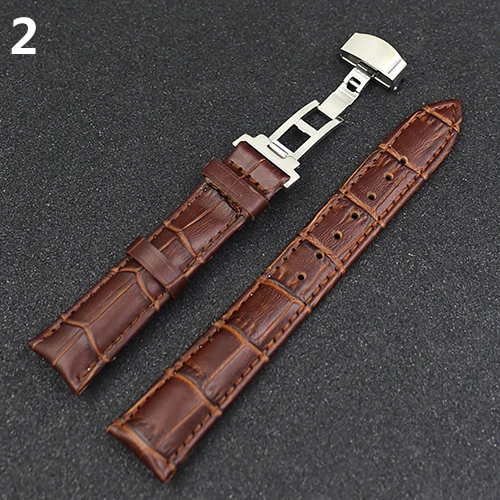 

Unisex Fashion Faux Leather Universal Watch Strap Band Folding Clasps Wristband