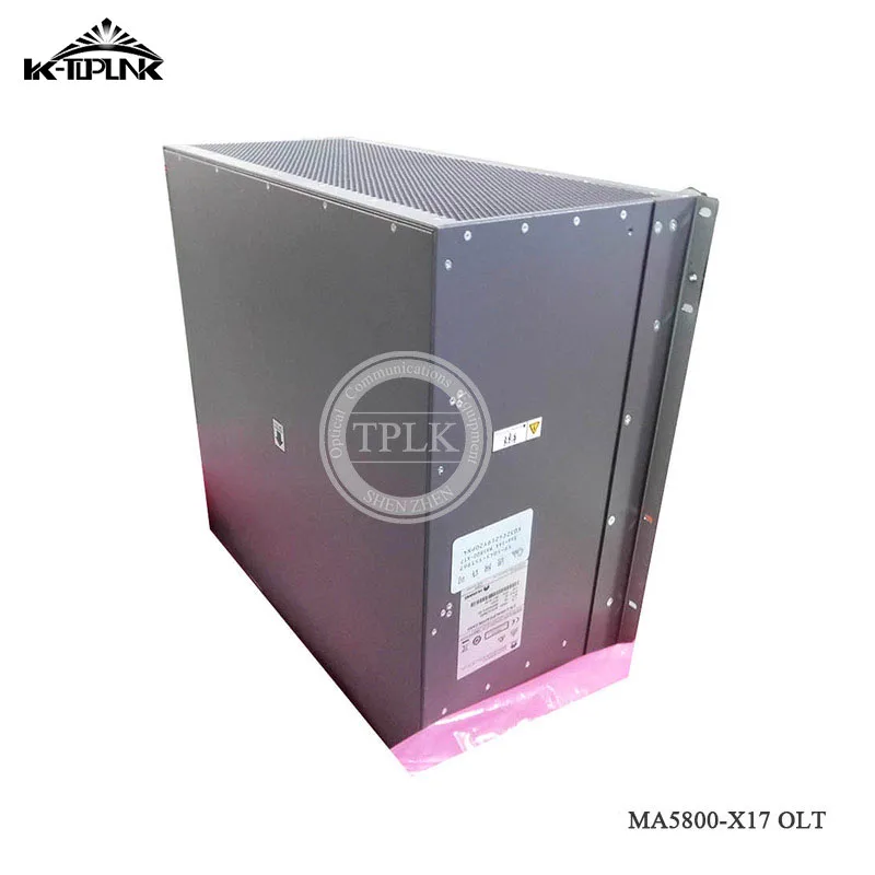 Мазь Хуа Вэй MA5800-X17 OLT Opitcal линии терминал с 2 * МПЛА 4*10G Порты Управление + Пила DC