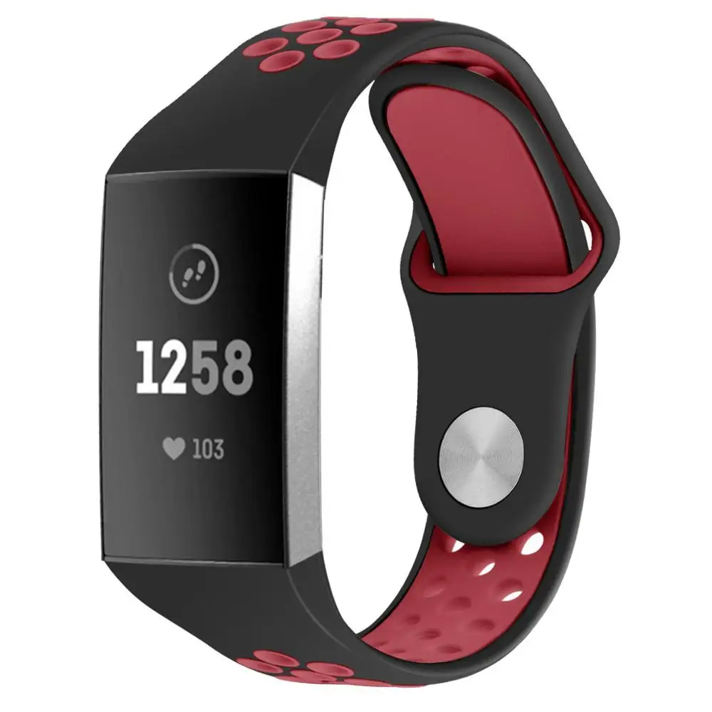 8 Силиконовый спортивный ремешок для Fitbit Charge 3 сменный ремешок браслет для Fitbit Charge 3 Correa Fitbit Watch 61003 - Цвет ремешка: 8