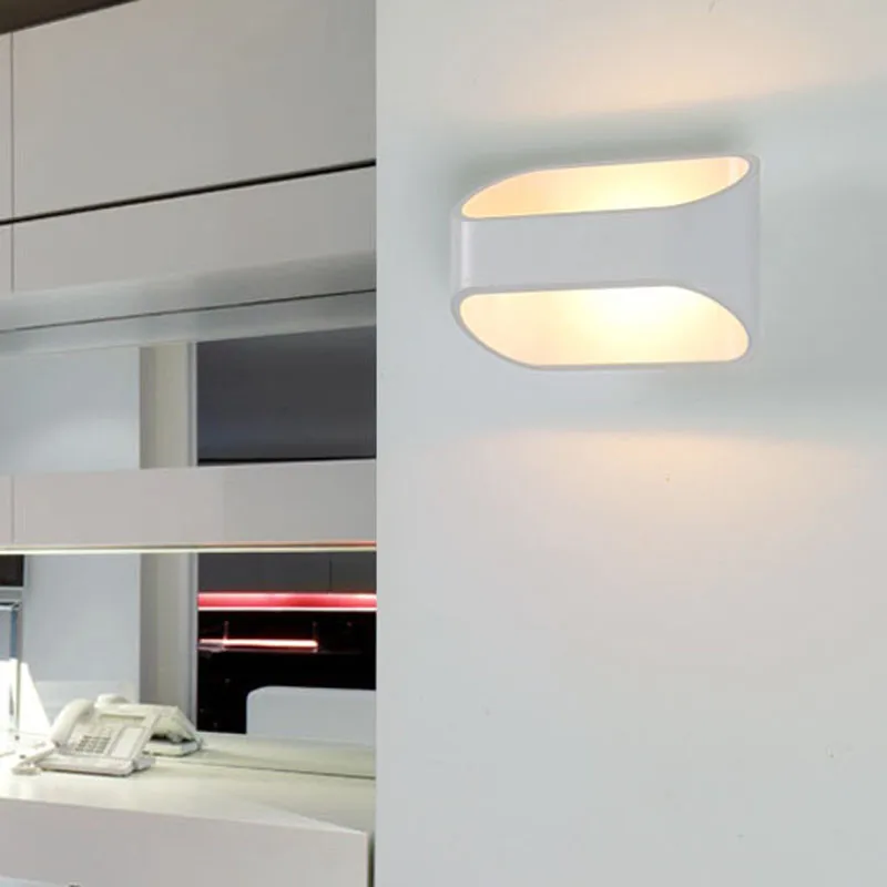 Kopen Moderne Cube 5 W 10 W 15 W Opbouw LED Wandlamp Aluminium Wandlampen Indoor Veranda Blaker Decoratie Licht AC85-265V