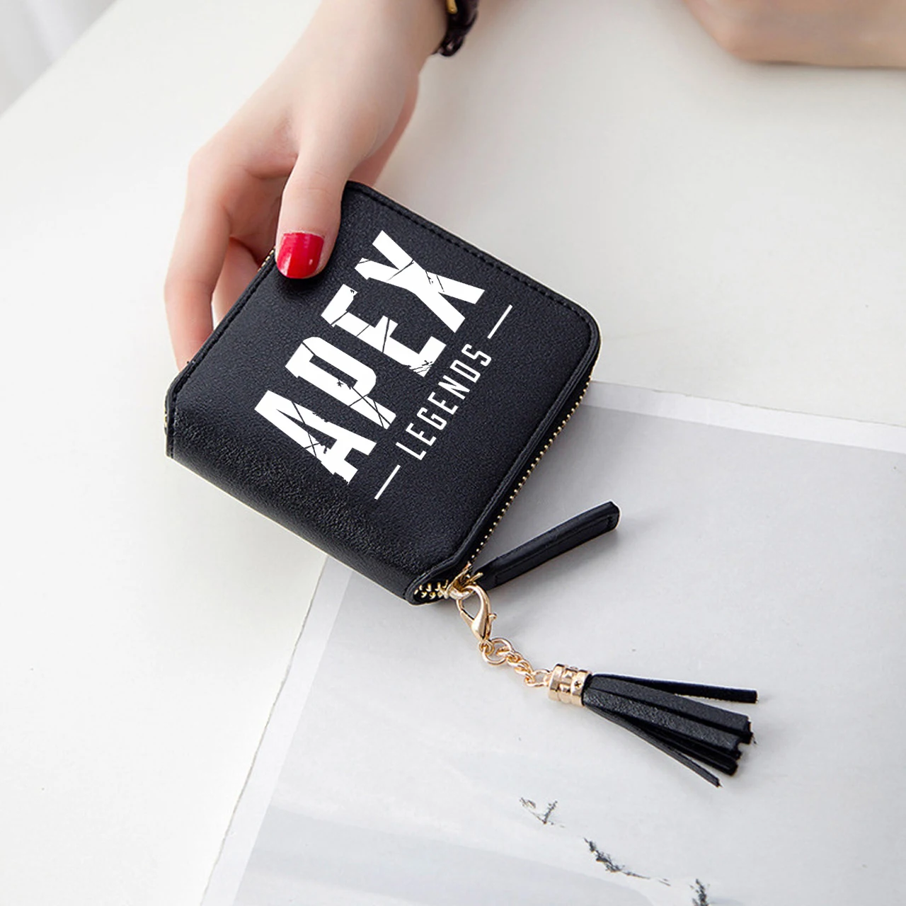 Хит продаж хит бумажники для игр APEX Legends женские Короткие Кошельки на молнии