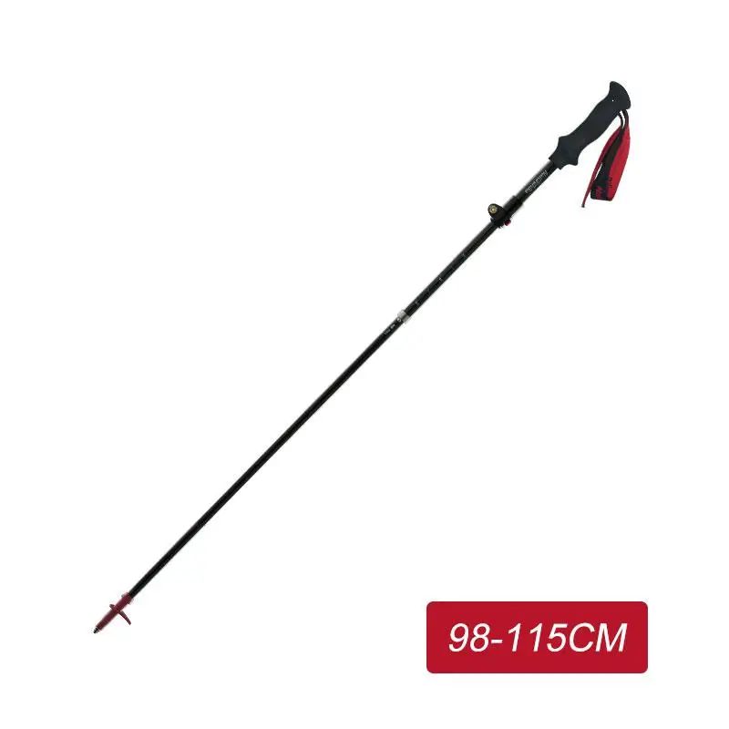 Purple 98cm-115cm Naturehike 175 г высокая прочность углеродного волокна 5-секционный складной трость со внутренним, вращающимся затвором внешне заблокирован телескопическая Пеший Туризм Stick - Цвет: Purple 98cm-115cm