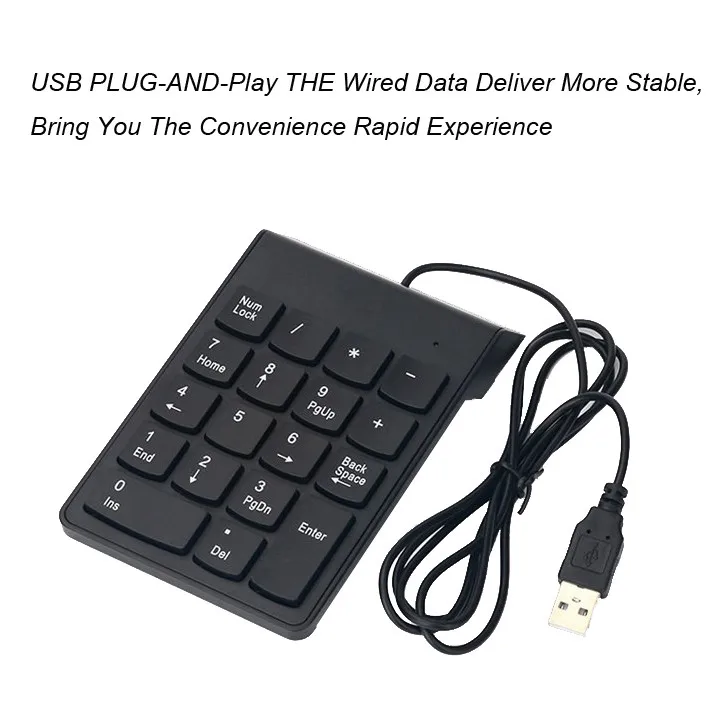 Новая модная Мини клавиатура USB цифровая для компьютера ноутбука ПК MAC Windows l921