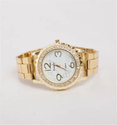 Женские часы с круглым циферблатом роскошные серебряные 2018 классические