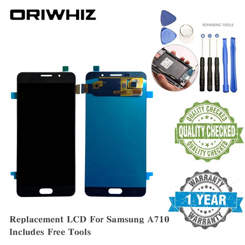 Оригинальный OLED TFT для samsung A710 J710 J701 ЖК экран запасной дисплей сенсорный