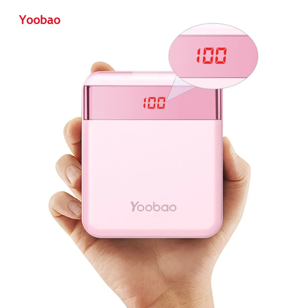 Yoobao m4pro 10000 мАч мини красочный мобильный Запасные Аккумуляторы для телефонов 2