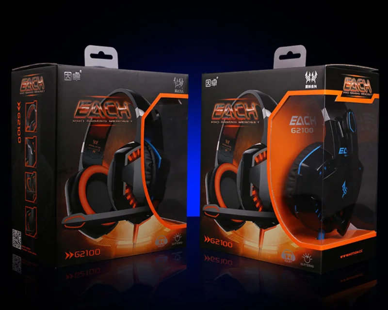 KOTION каждый G210 вибратор Gaming headset вибрации наушники шлем геймер стерео наушники с микрофоном для компьютера PC