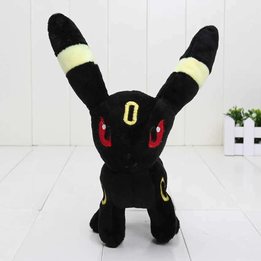 16-20 см аниме плюшевые Eevee Sylveon Espeon flarion Umbreon Glaceon Jolteon Vaporeon Leafeon мягкая игрушка кукла Мягкие плюшевые игрушки - Цвет: black 23cm