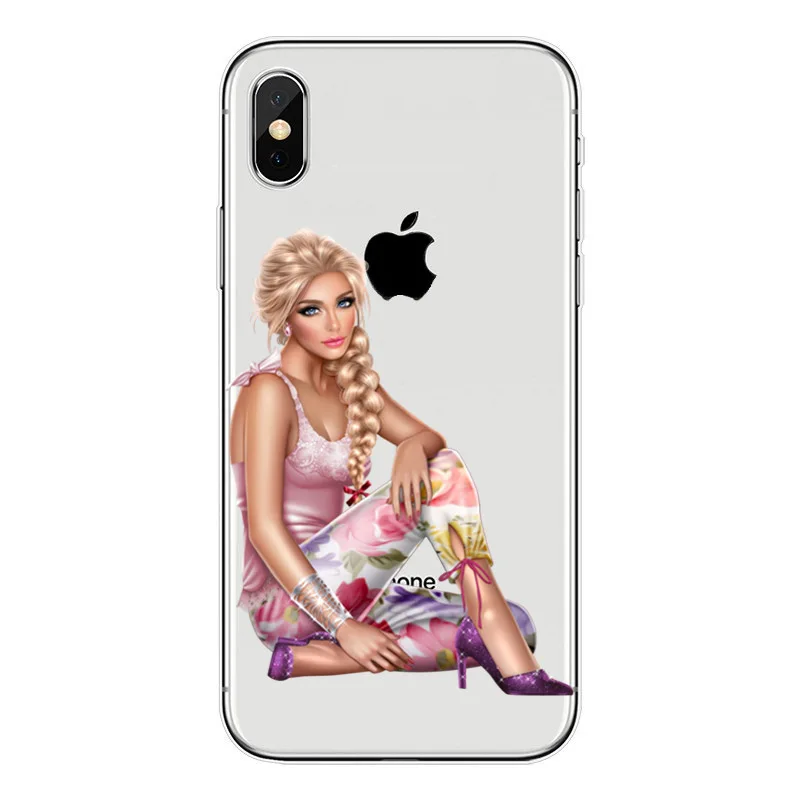 Модный женский Мягкий ТПУ чехол с цветами для iPhone X XSMAX 8 7 6 6s Plus 5 5S SE