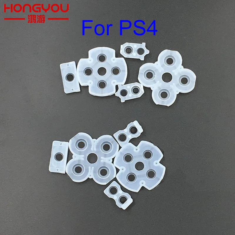 Мягкая резиновая Замена для PlayStation DualShock 4 1000 1200 стандартная клейкая кнопка