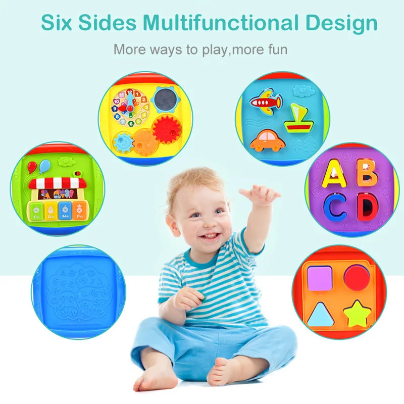 Детские строительные блоки игрушка куб форма сортировщик детские Развивающие