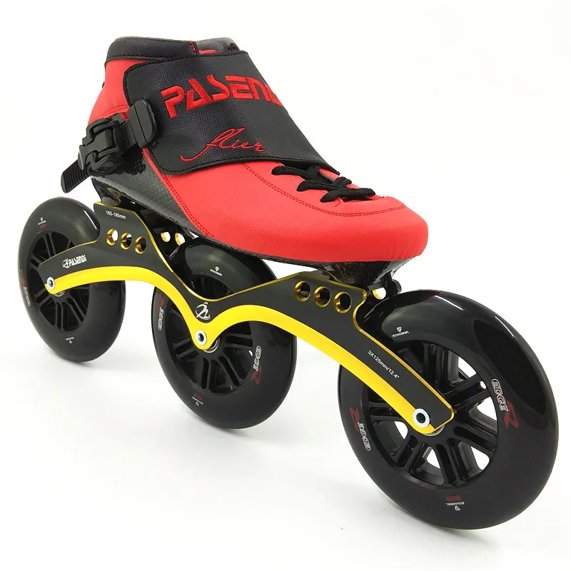 PASENDI термоплавкие ботинки скоростные коньки профессиональные женские роликовые