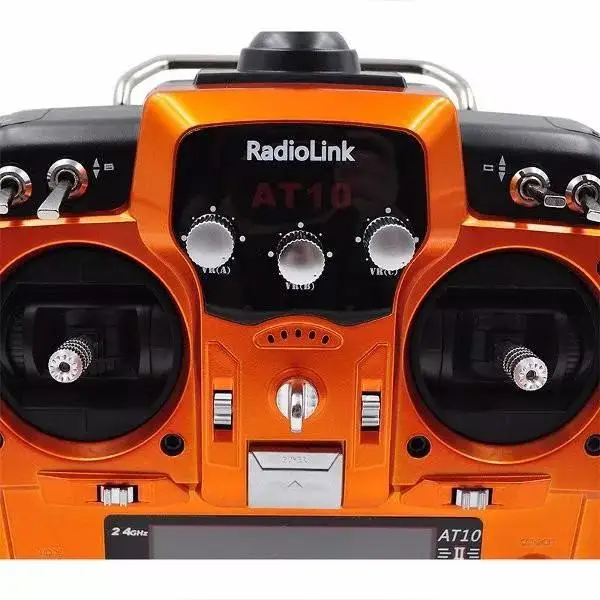 Radiolink AT10II 12CH RC Transmitter and Receiver R12DS 2.4GHz Spread Radio Remote Controller for Drone Left Hand Throttle | Игрушки и