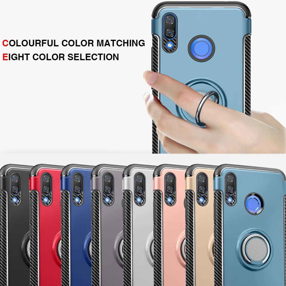 Чехол для Xiaomi Mi 8 SE чехол mi Max 3 Slilicone Xiomi 3D кольцо Магнитный Etui | Мобильные телефоны и