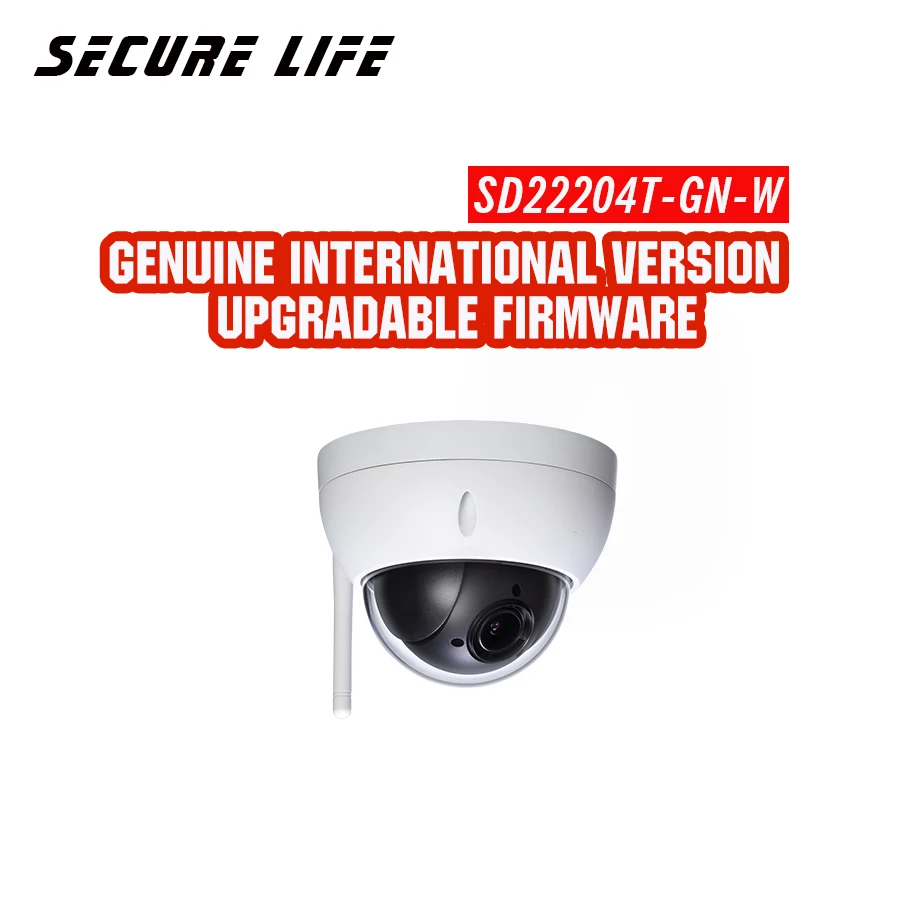 WIFI камера SD22204T GN W 2MP сетевая мини PTZ купольная 4x оптическая зум ip с
