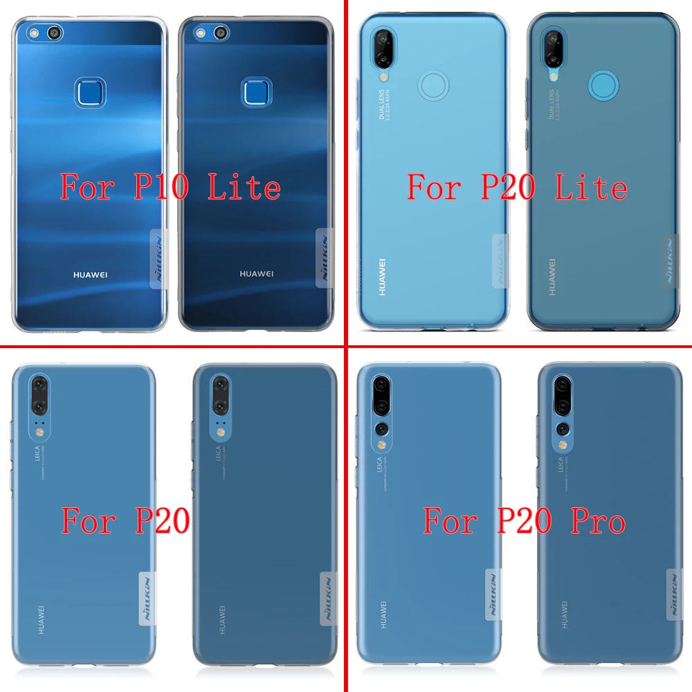 Huawei P20 lite case cover NILLKIN TPU For P10 Pro Ultra thin clear Transparent soft back | Мобильные телефоны и