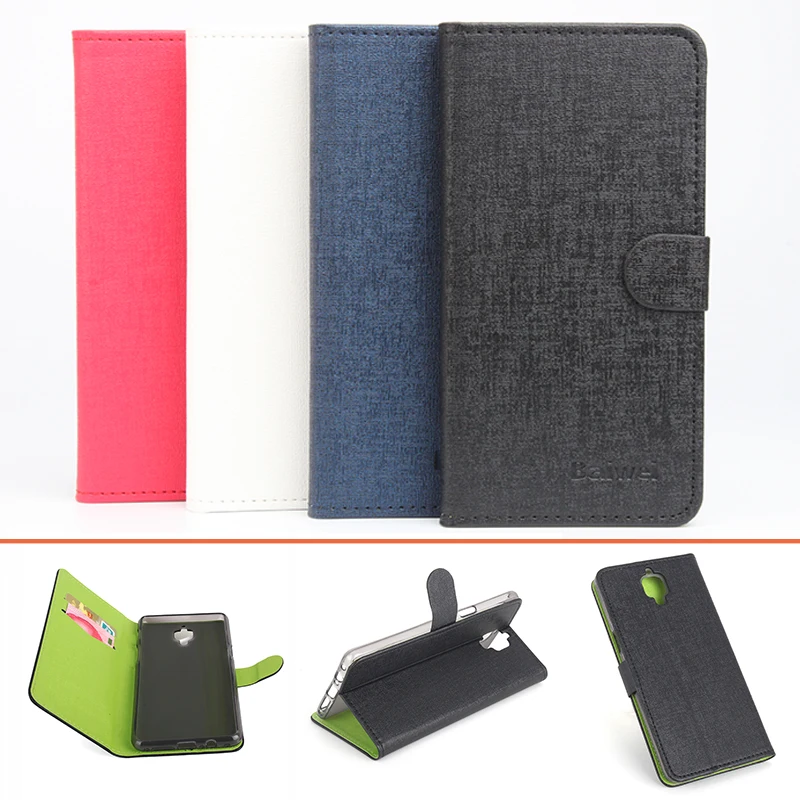 HongBaiwei для Oneplus 3 Three phone Case Fasion pure color Folio Flip Premium PU кожаный чехол-кошелек чехол