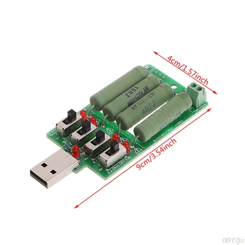 Usb DC электронная нагрузка высокая мощность разряда резистор регулируемый 4