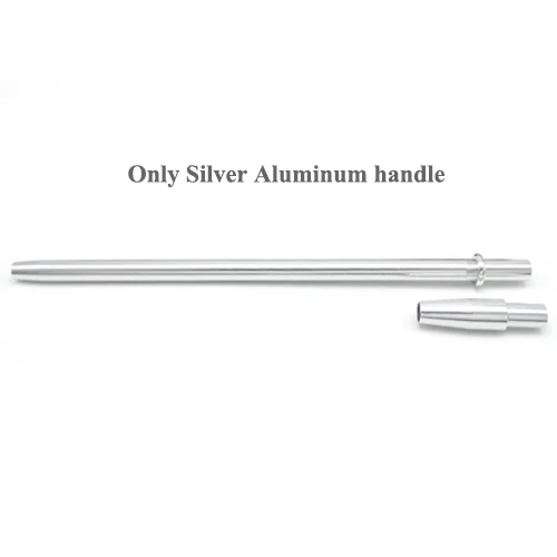 Silver Aluminum LOMINT силиконовый шланг для кальяна из алюминиевого сплава, черная трубка из силикагеля chicha Narguile, аксессуары, с фабрики Китая - Цвет: Silver Aluminum