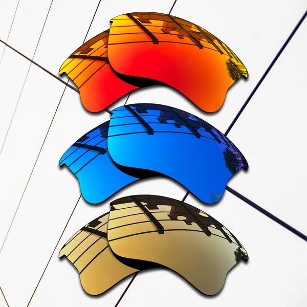 Fire-Blue-BronzeGold Wholesale E.O.S Polarized Replacement Lenses for Oakley Half Jacket 2.0 XL Sunglasses- Varieties Colors - Цвет линз: Fire-Blue-BronzeGold