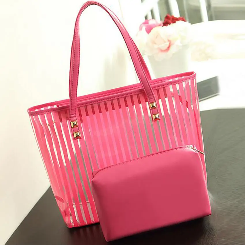 Прозрачная сумка LJT Женская прозрачная летняя 2019|tote brand|casual totehandbags women famous brands |